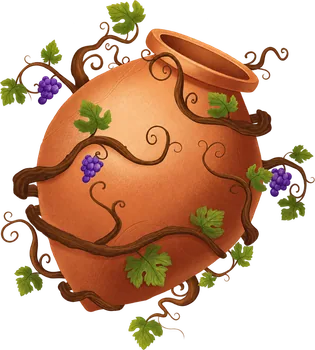 Winery’s illustrated qvevri